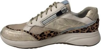Durea 6308 Sneaker - Dames - Sneakers - Bruin - 39 EU - Leer - Schoenen