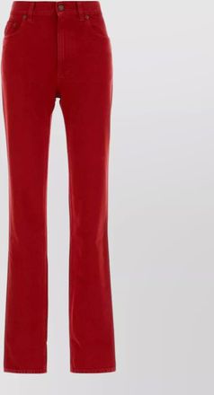 Chlo&eacute; denim slim-fit straight-leg jeans