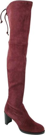 Stuart Weitzman Womens Tipland Cabernet Suede Over the Knee Boot