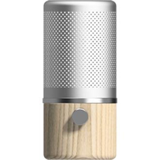 Belid Jazz Sobremesa Cil&iacute;ndrico Fresno, Blanco Mate, Pie L&aacute;mpara Encendido 1x E27