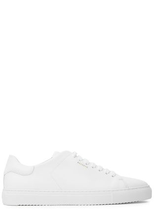 Axel Arigato Clean 90 White Leather Sneakers, Sneakers, Round Toe - 6, Axel Arigato Trainers, Lace up Front - 6