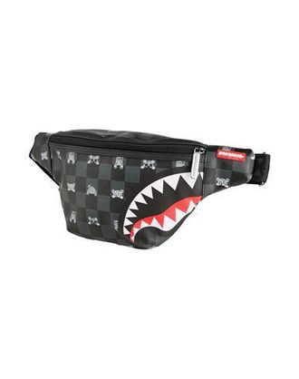 Sprayground GRAY PEEKING CHARACTER CHECK SAVVY CROSSBODY