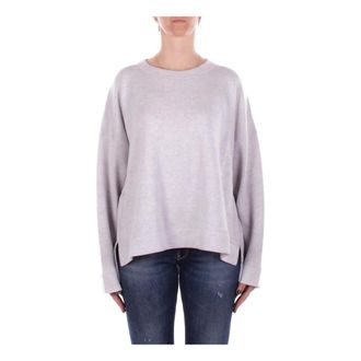 Dondup Dames, Sweatshirts & Hoodies, Grijs, Maat: XS Viscose