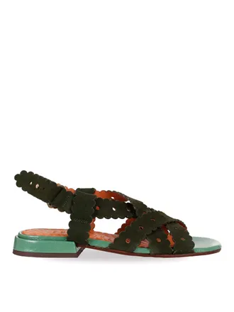 Chie Mihara Flat Tyby Woven Sandal