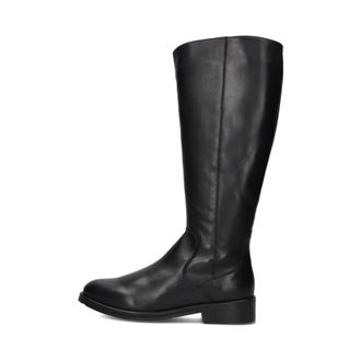 Everybody By B.Z Moda Schoenen, Dames, Zwart, 37 EU, Leer, Elegante Keona Hoge Laarzen