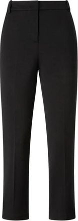 Pinko High-Waisted Stretch Broek met Viscosemix - Dames - Vrijetijds broeken - Zwart - M - Nylon - Broeken
