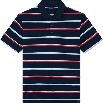 Paul & Shark Gestreept katoenen jersey poloshirt - Heren - Polos - Veelkleurig - L - Katoen - Tops