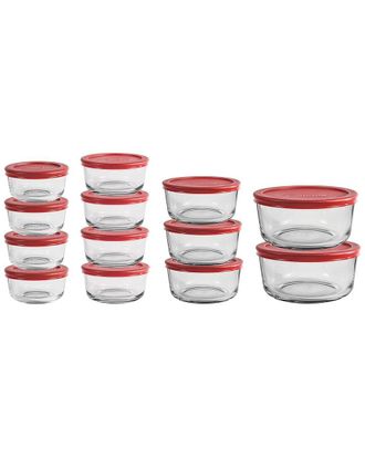 Anchor Hocking 26Pc Glass Food Storage Set With Lids