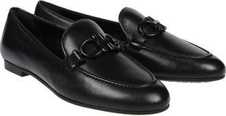 Ferragamo Salvatore Ferragamo Ladies Black Trifoglio Mocassino Loafers, Brand Size 10