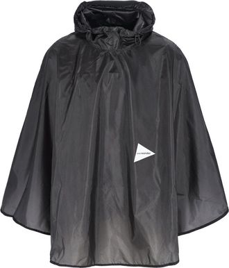 And Wander Sil And Wander Poncho - Black