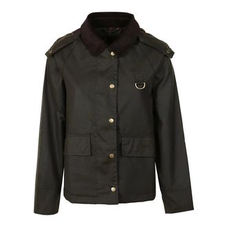 Barbour Waterproof Cotton Jacket Olive Green - female - Barbour - Light Jackets - Green - S - Jackets