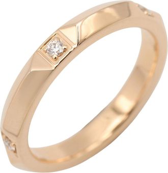Tiffany & Co. Gold Clear Pink Gold (18K) Band Ring (Pre-Owned)