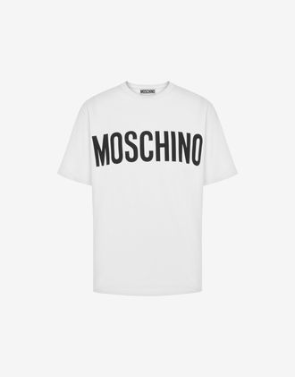 Moschino Stretch jersey t-shirt with logo - White