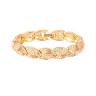 Susan Caplan Vintage 1980s Vintage DOrlan Pastel and Faux Pearl Bracelet at Nordstrom