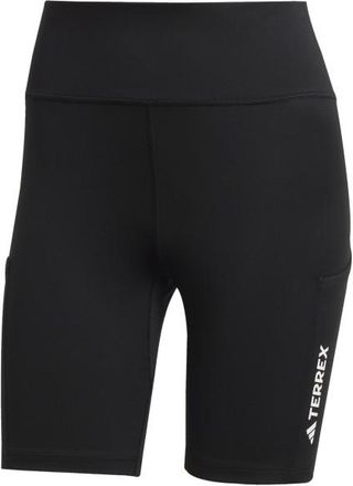 ADIDAS TERREX Multi 8 Tight Shorts Lauftights f&uuml;r Damen | schwarz