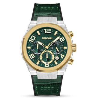 Ducati Chronograph Quartz Green Dial Mens Watch DTWGC0001101