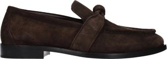 Bottega Veneta Astaire Herens Loafers Su&egrave;de Bruin/Donker Chocolade