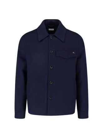 Burberry Giacca Bottoni In Lana