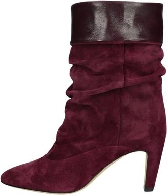 Lina Locchi Se 4011 Laarsjes met Hak - Dames - Laarzen met Hak - Rood - 37 EU - Su&egrave;de - Schoenen