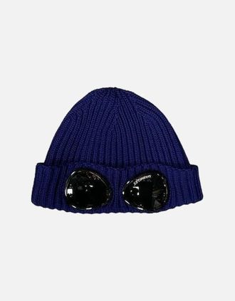 C.P. Company Mens Goggle Beanie - Blueprint - Navy