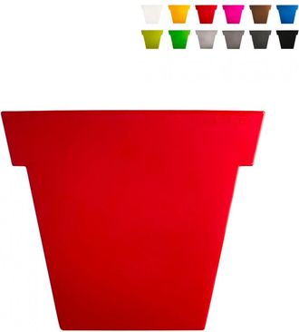 Slide Maceta Il Vaso 74 Cm Dise&ntilde;o Moderno Slide - Rojo