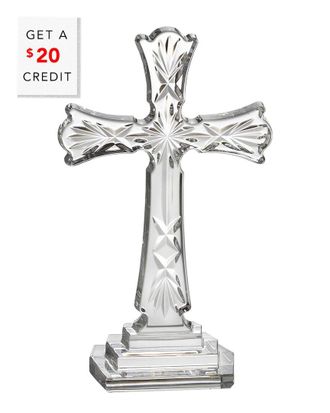 Waterford 8In Spirituality Standing Cross With $23 Credit