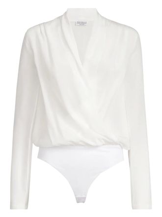 Brunello Cucinelli Body met wikkel-effect - Beige
