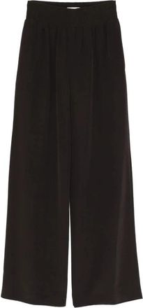 Joseph Nour Satin Twill Broeken - Dames - Wijde Broeken - Zwart - 2XS - Polyester - Broeken