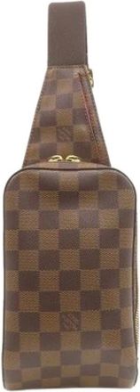 Louis Vuitton Pre-owned Cross Body Bags, female, Brown, Size: ONE SIZE Pre-owned Damier Sling Bag