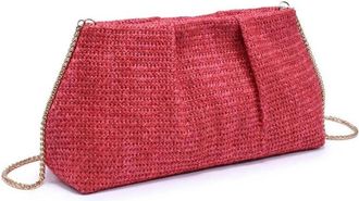 Moda Luxe Womens Breeze Clutch Bag In Coral