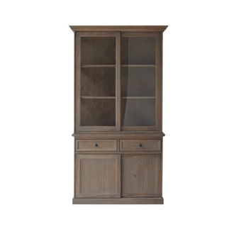 Tikamoon Mueble vajillero de pino macizo de 120 cm