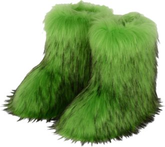 Generic Womens Faux Fur Boots, Fluffy Mid-Calf Boots, Sexy Yet Cute And Stylish, Comfortable Outdoor Flat Shoes, Warm In Winter