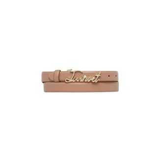 Twinset Cintur&oacute;n con hebilla de logo - Accessories - Mujer - Beige - S