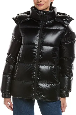 Scotch & Soda Vivienne Boxy Short Channel Quilted Jacket