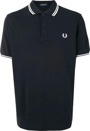 Fred Perry Polo Shirts, male, Blue, Size: M Classic Cotton Polo Shirt