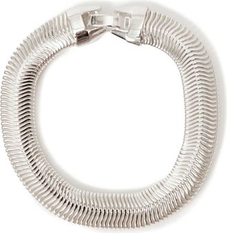 Clare Vivier Snake Chain Bracelet in Silver at Nordstrom