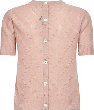 Blanca Vita Womens Cashmere Sweater Pink