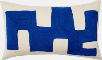 Jonathan Adler Ojai Blocks wool and cotton cushion