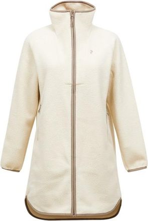 Peak Performance Naturerush Pile Long Full Zip Fleecejacke f&uuml;r Damen | beige