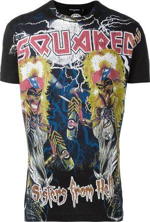 Dsquared2 Sisters from Hell T-shirt - Nero