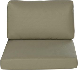 Maisons du monde Funda para sof&aacute; profesional de tejido reciclado verde caqui