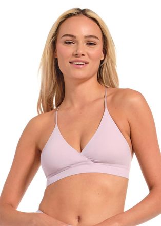 Magic Bodyfashion B&uuml;gelloser BH MAGIC BODYFASHION Dream Crossover Bralette, Damen, Gr. XL, N-Gr, lila (mauve), Obermaterial: 83% Polyamid, 17% Elasthan, unifarben, BHs 