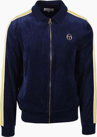 Sergio Tacchini Mens SERGIO TACCHINI MONTE TRACK TOP MARITIME BLUE/MANGO MINT - Navy - Size: 38