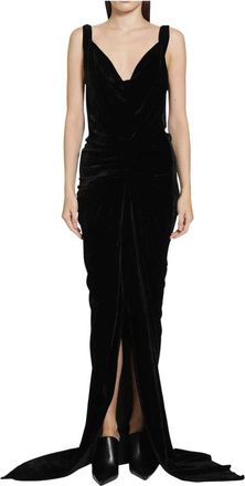 Rick Owens Kleedjes, Dames, Zwart, S, Strutter Jurk