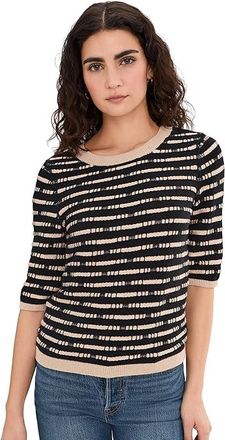 Nic+Zoe Atelier Sweater Womens Clothing Black : LG, Cotton/Polyester/Rayon