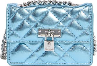 Kurt Geiger Micro Brixton Quilted Shoulder Bag in Medium Blue at Nordstrom Rack