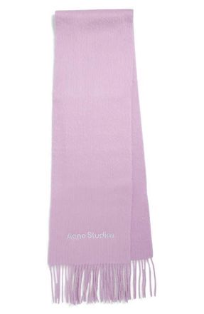 Acne Studios Vinnie Alpaca & Wool Scarf in Light Pink at Nordstrom