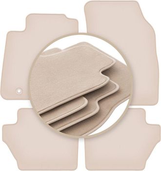 OEM Alfombrillas Beige Premium Para Ford Fiesta Mk7 Hatchback 2008-2011