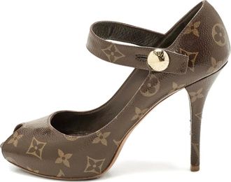 Louis Vuitton Mary Janes con monogramma - Marrone