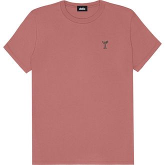 Dalix Womens Coffee Martini Jersey Relaxed Tee in Mauve at Nordstrom, Size Xx-Large